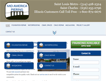Tablet Screenshot of midamericapiering.com